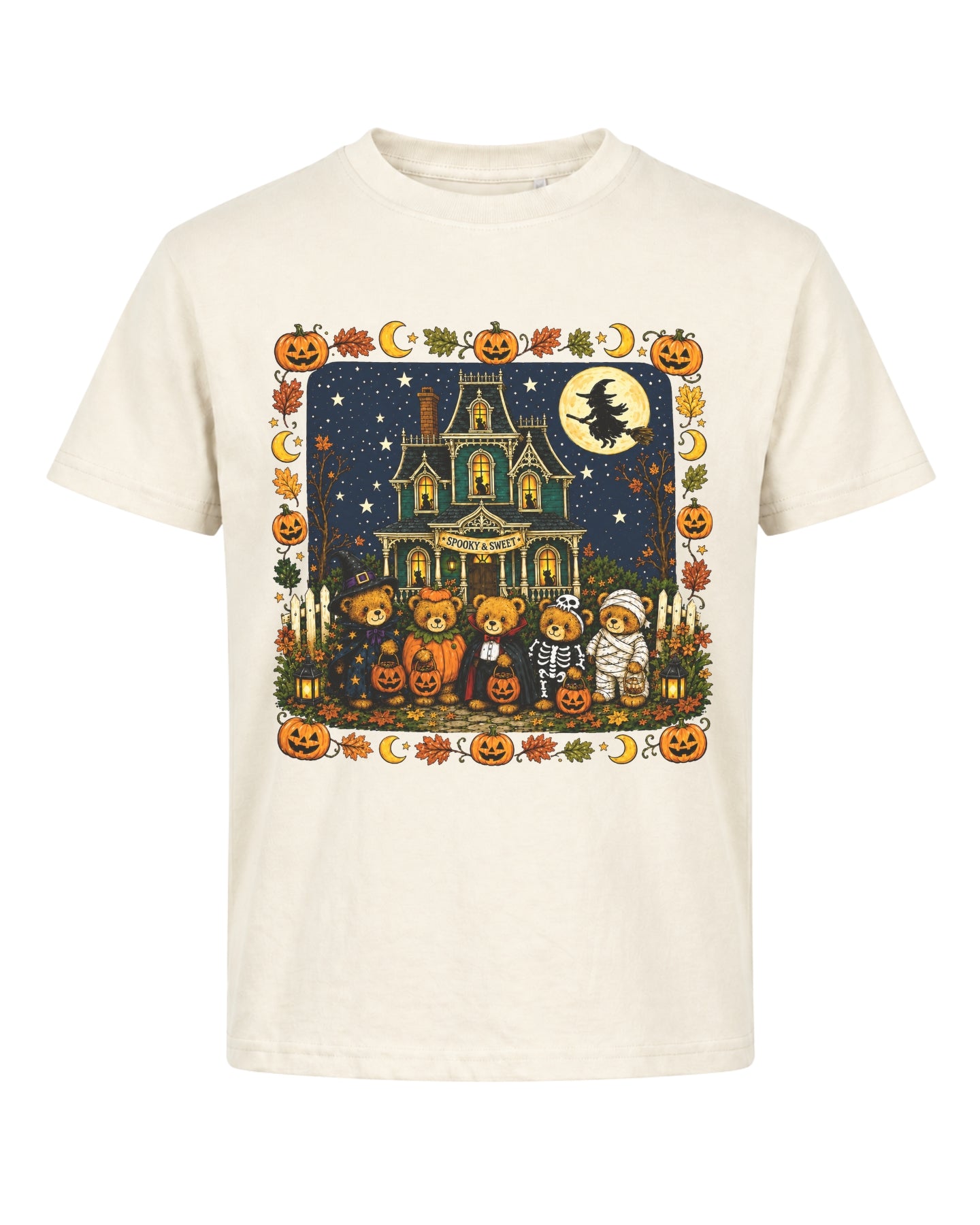 Teddy Bear Haunted Manson Halloween Youth Tee