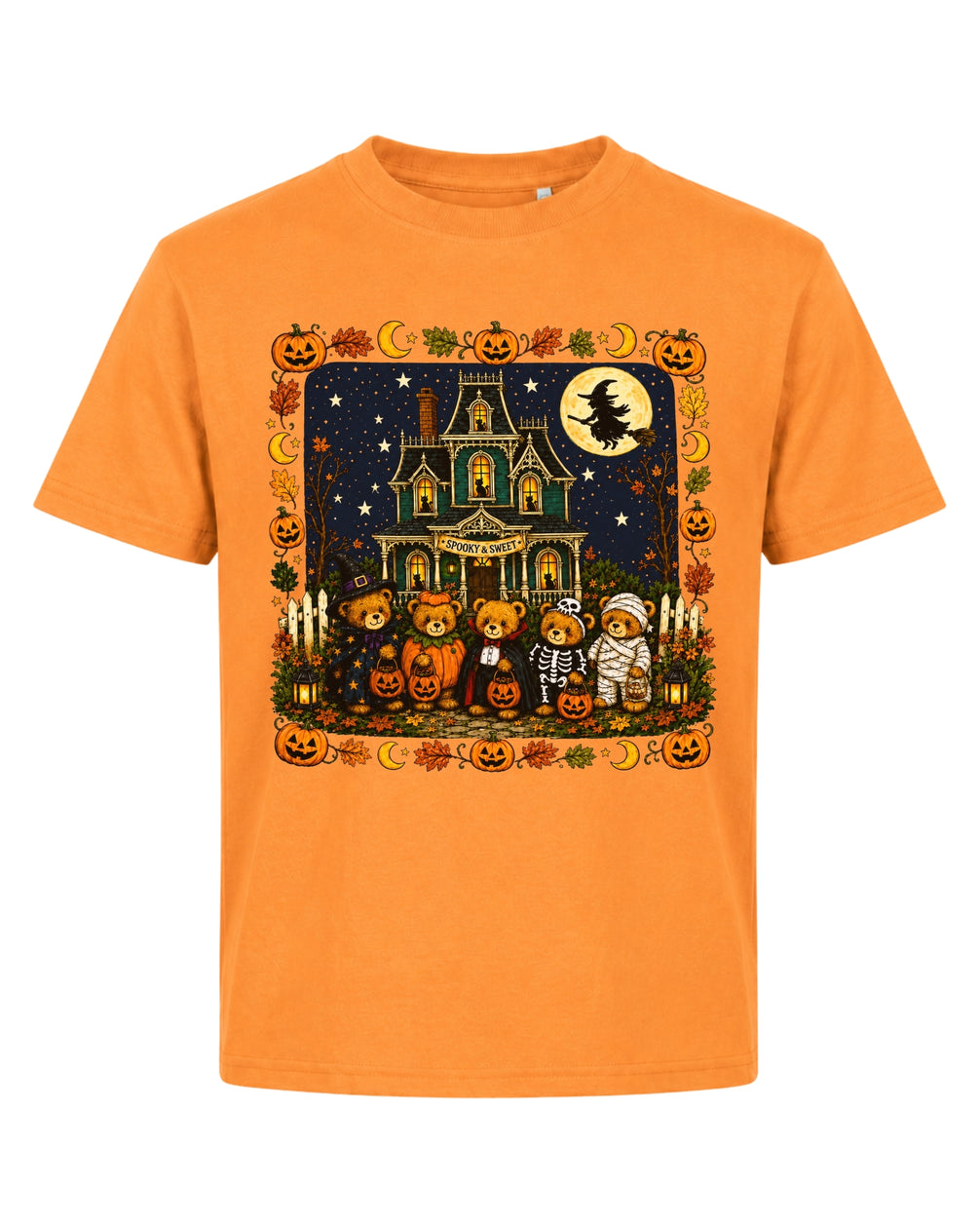 Teddy Bear Haunted Manson Halloween Youth Tee