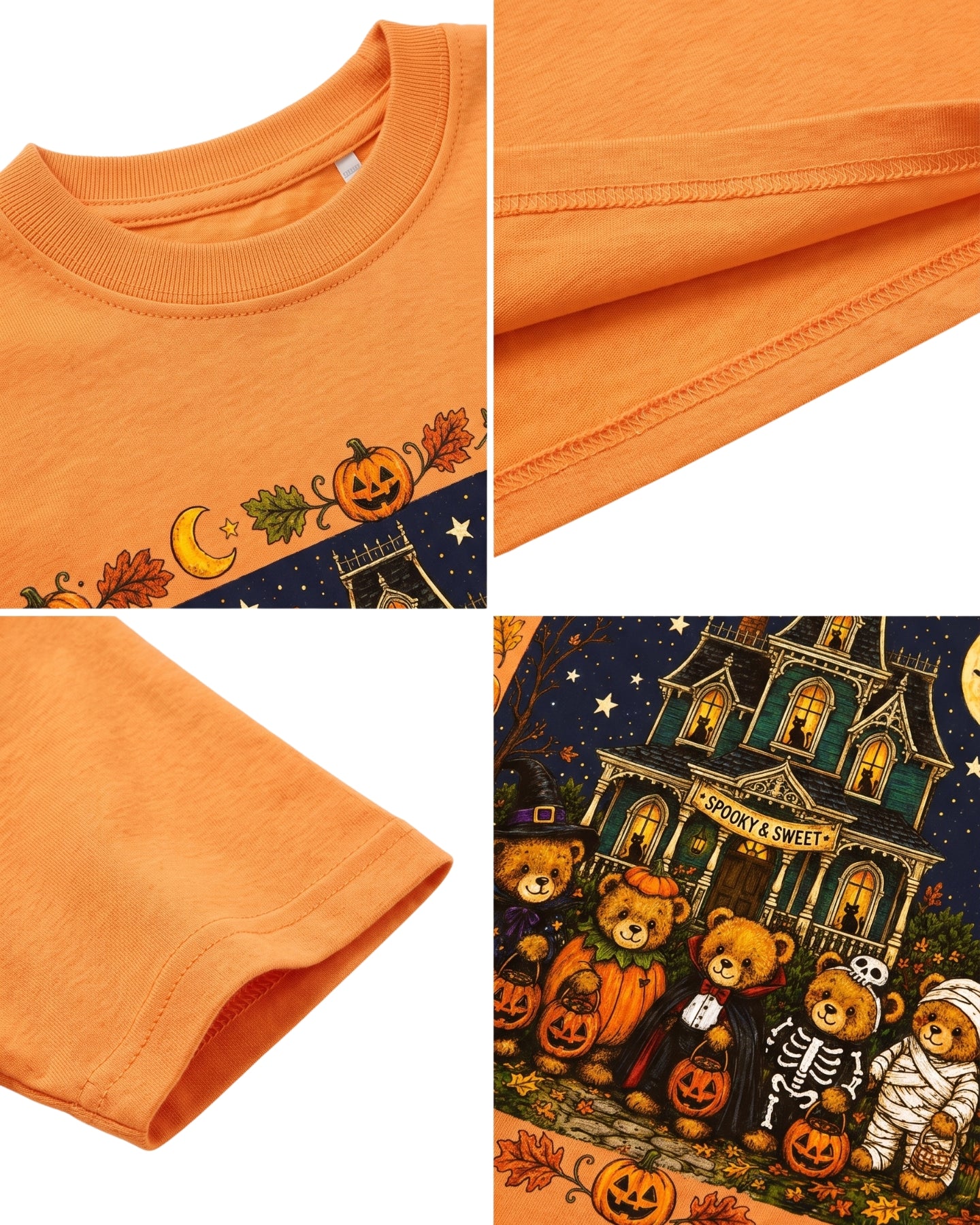 Teddy Bear Haunted Manson Halloween Youth Tee
