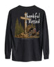Thankful And Blessed Turkeys Long-sleeve - Black