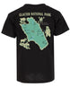 The Glacier Expedition Map T-shirt