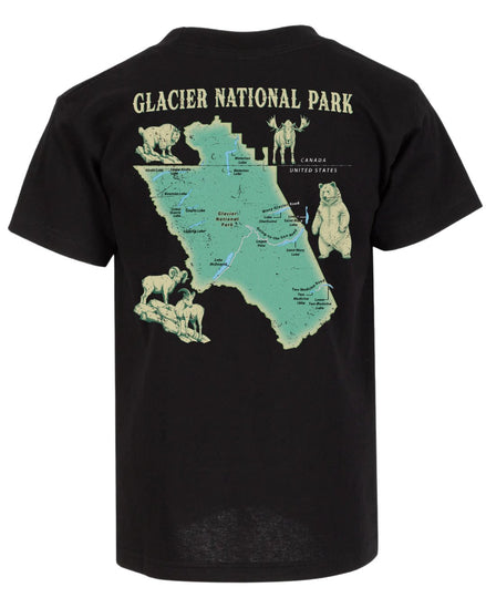 The Glacier Expedition Map T-shirt