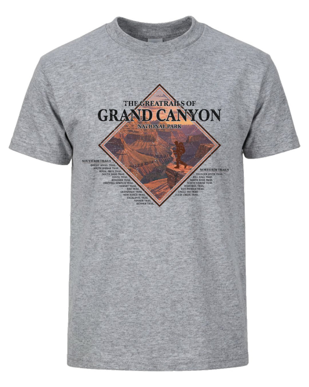 The Greatrails Of Grand Canyon T-shirt