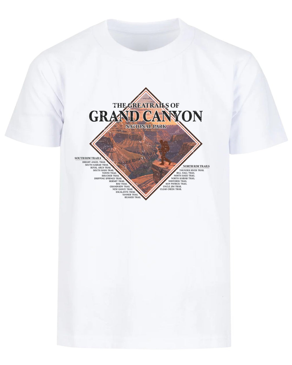 The Greatrails Of Grand Canyon T-shirt