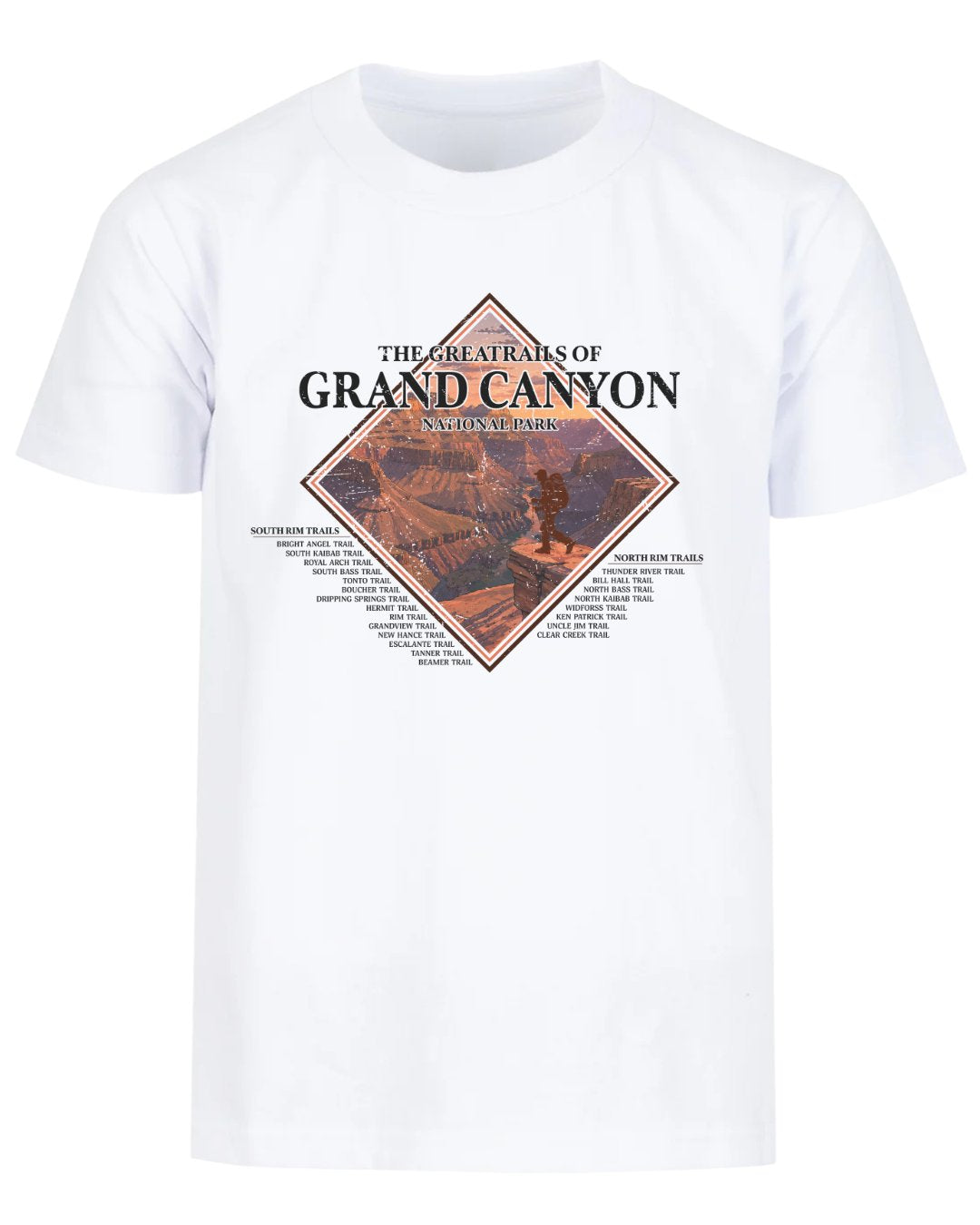 The Greatrails Of Grand Canyon T-shirt