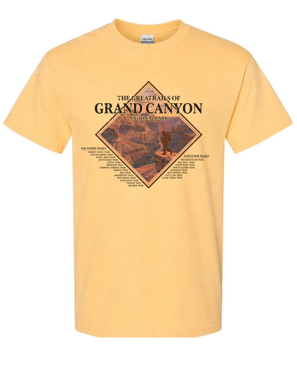 The Greatrails Of Grand Canyon T-shirt