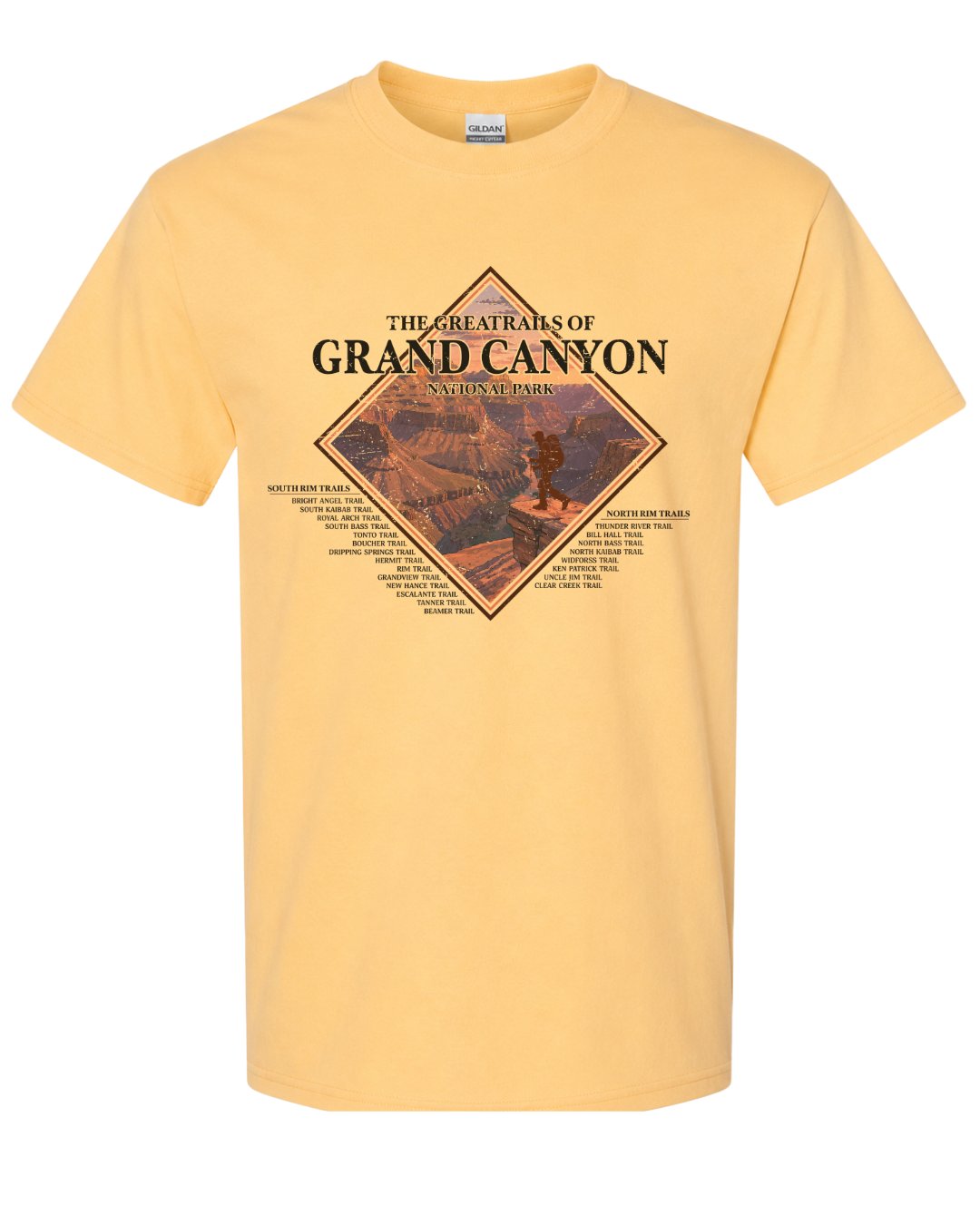 The Greatrails Of Grand Canyon T-shirt