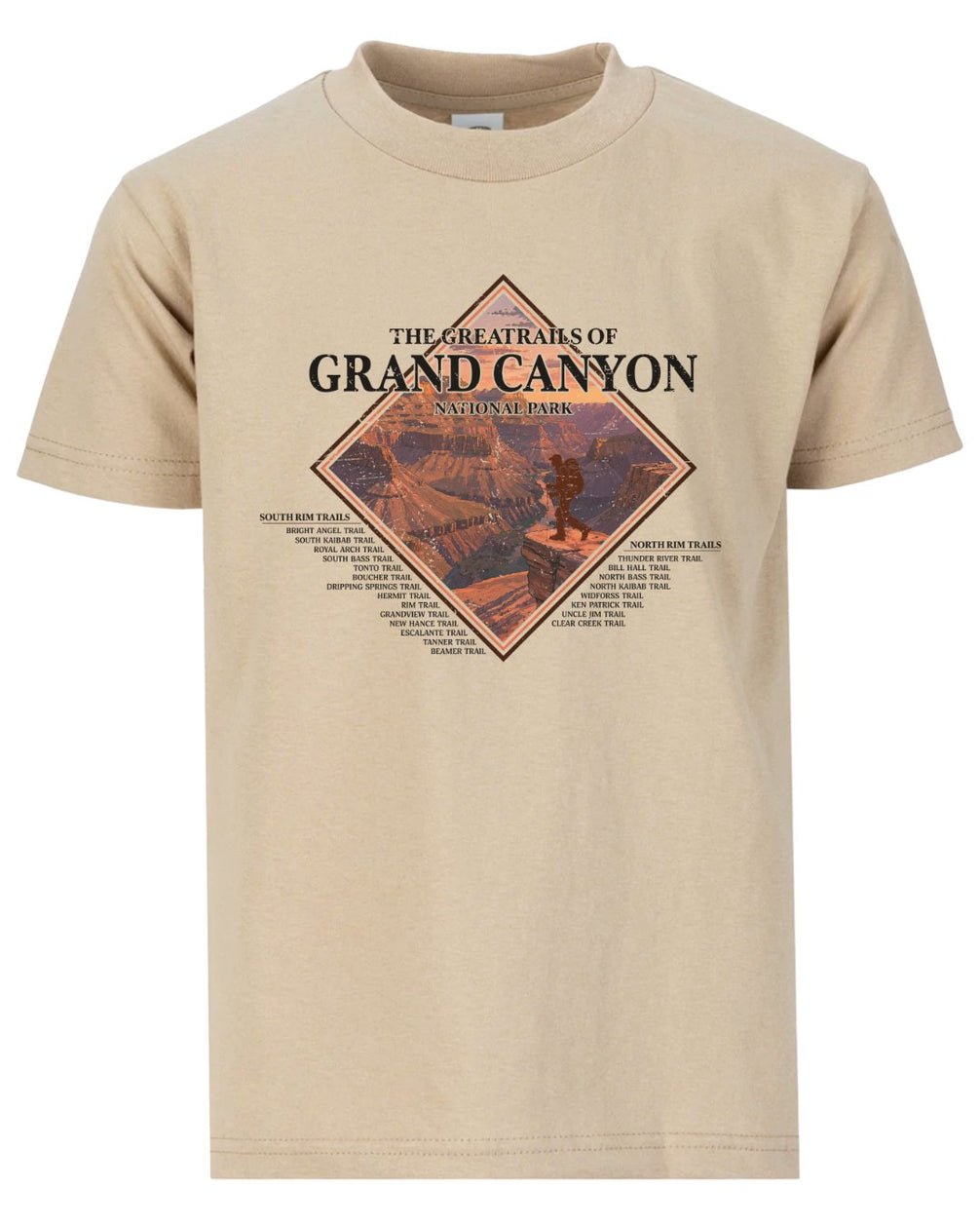 The Greatrails Of Grand Canyon T-shirt