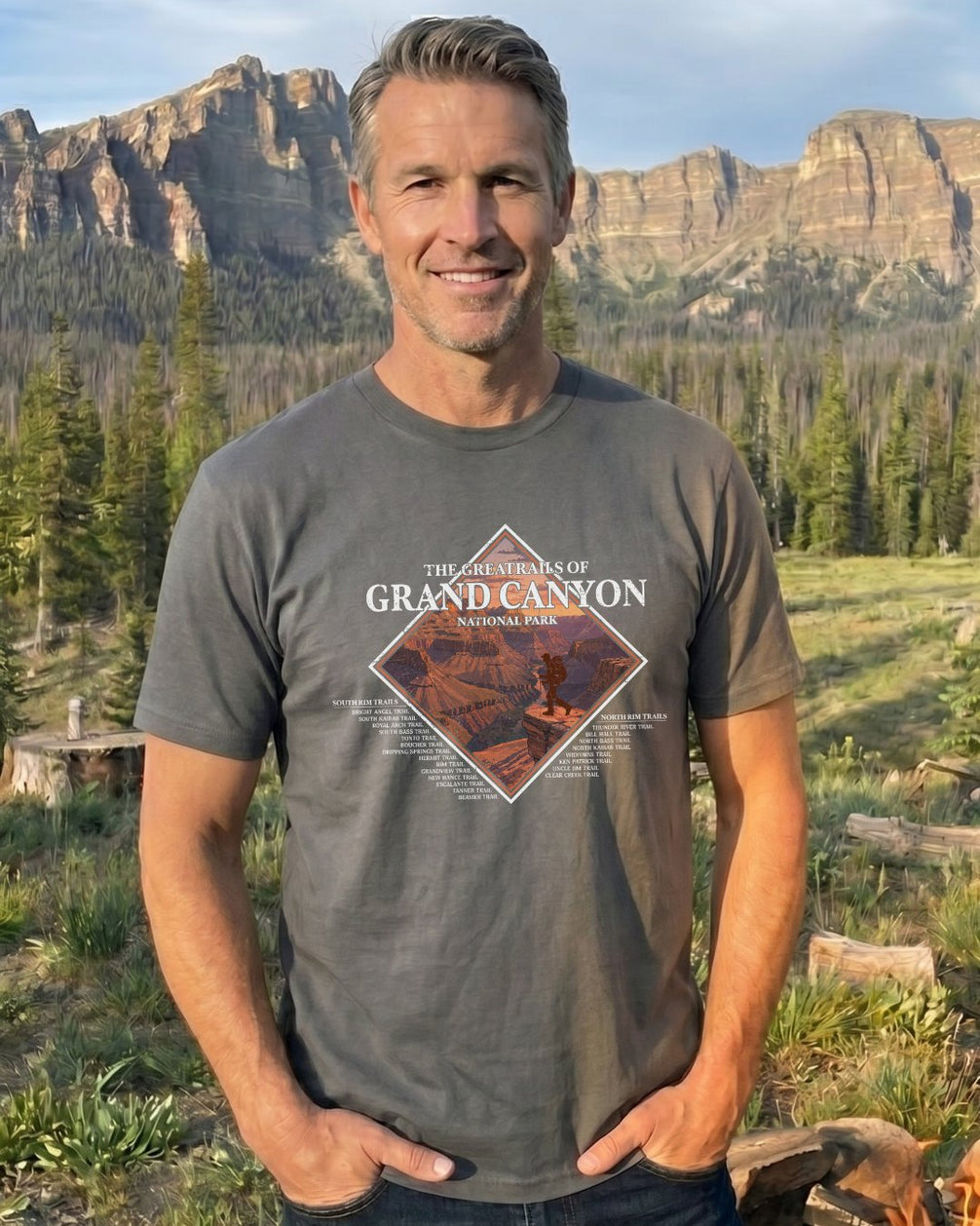 The Greatrails Of Grand Canyon T-shirt
