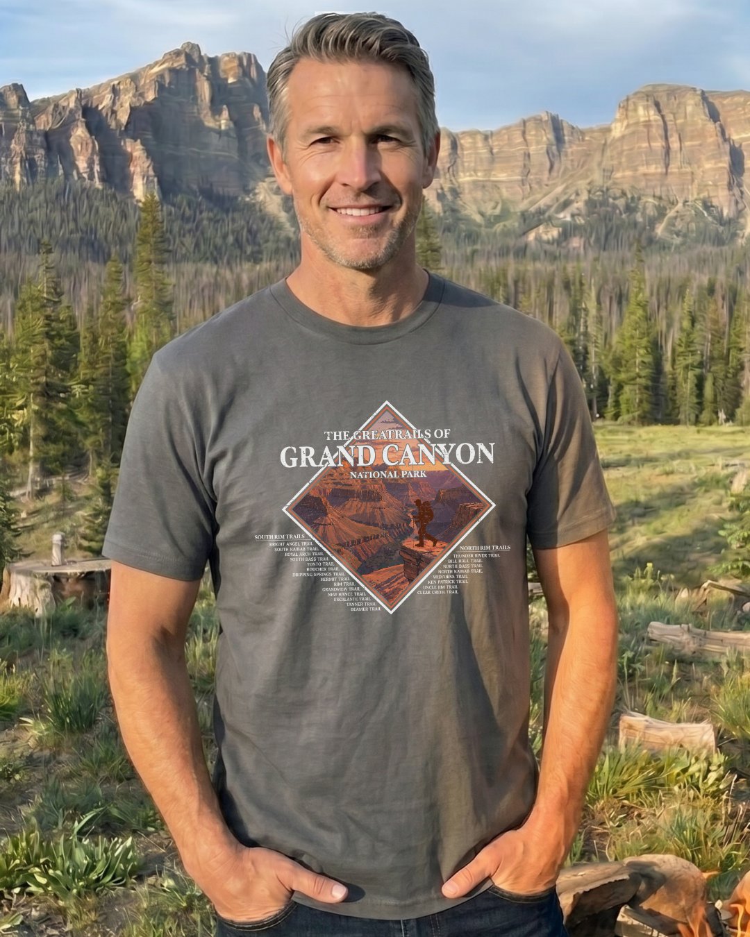 The Greatrails Of Grand Canyon T-shirt