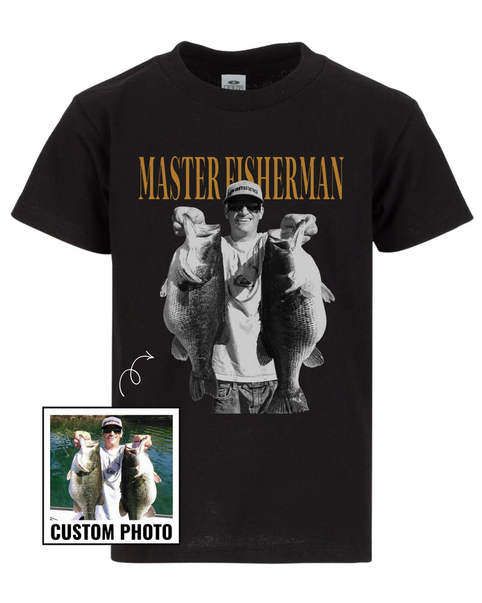 The "Master Fisherman" Custom Photo T-shirt