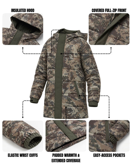 Kids' Timberstone Camo Coat Jacket