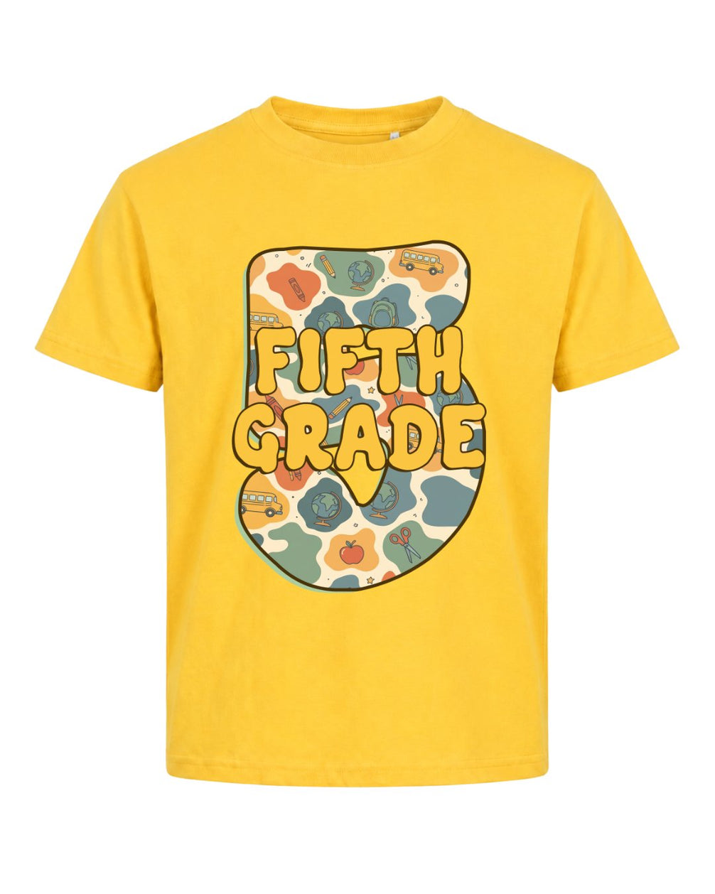 Toys Camo Fifth Grade Back To School Youth Tee