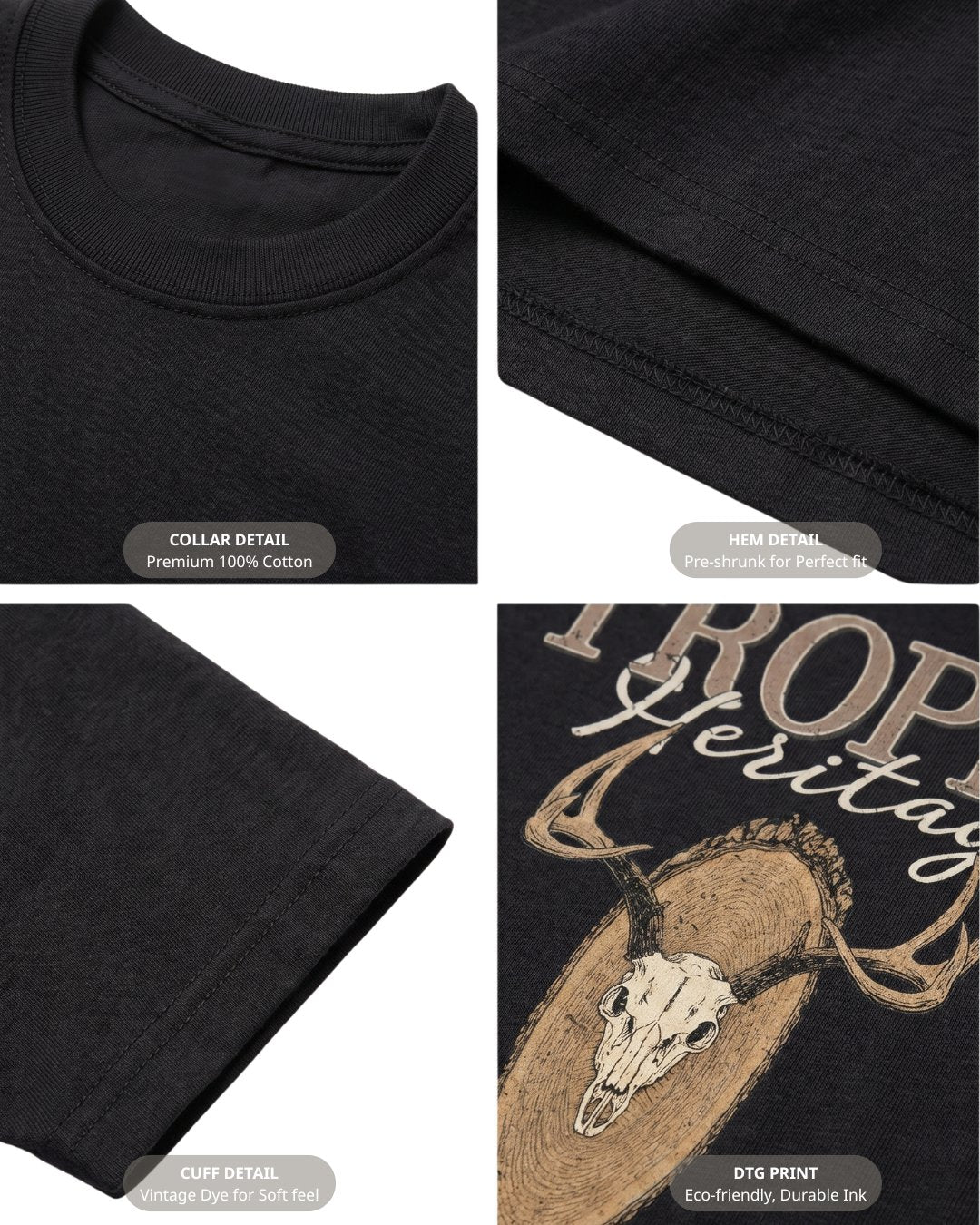 Trophy Heritage Deer Skull T-shirt