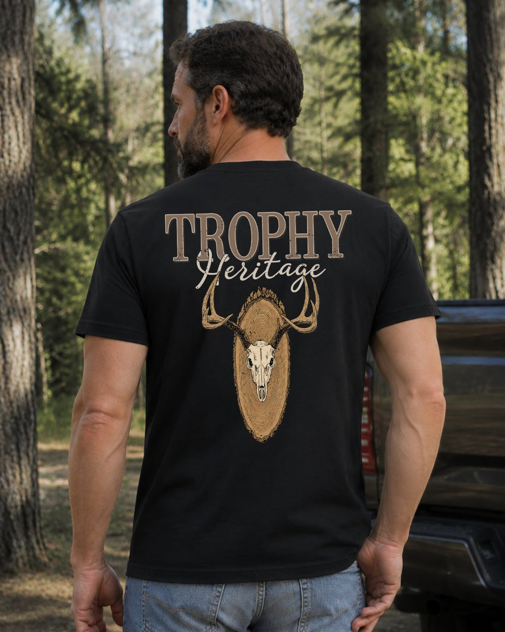 Trophy Heritage Deer Skull T-shirt