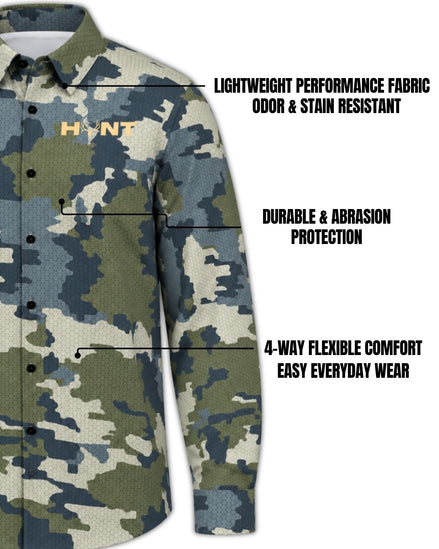Trophy Hunt Long‑sleeve Button Up Shirt