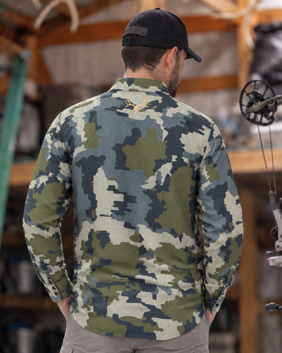 Trophy Hunt Long‑sleeve Button Up Shirt