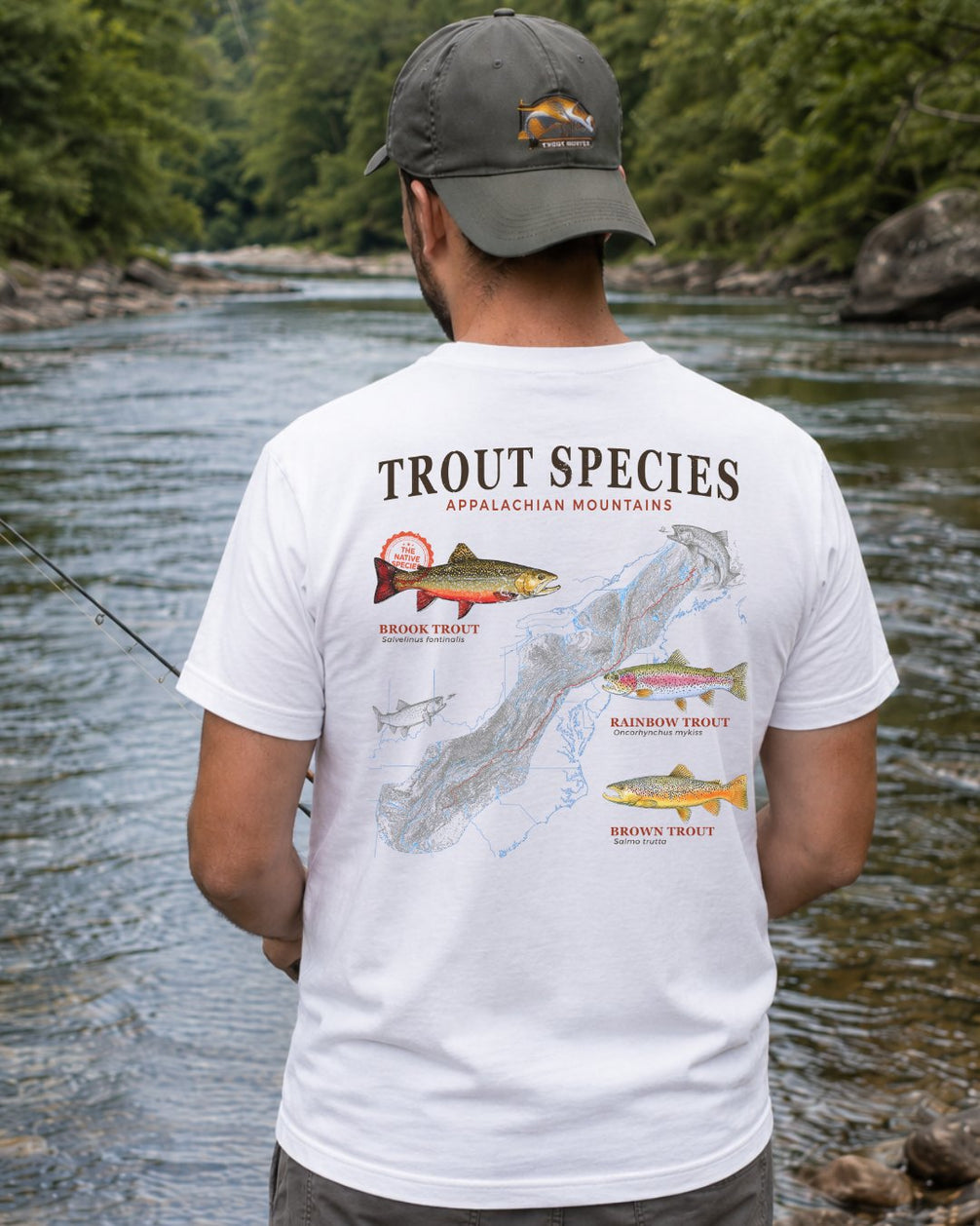 Trout Species Of The Appalachian Mountains T-shirt