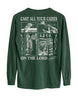 Trout Fishing Faith-Based Long-sleeve - Forest Green