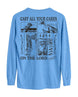Trout Fishing Faith-Based Long-sleeve - Carolina Blue