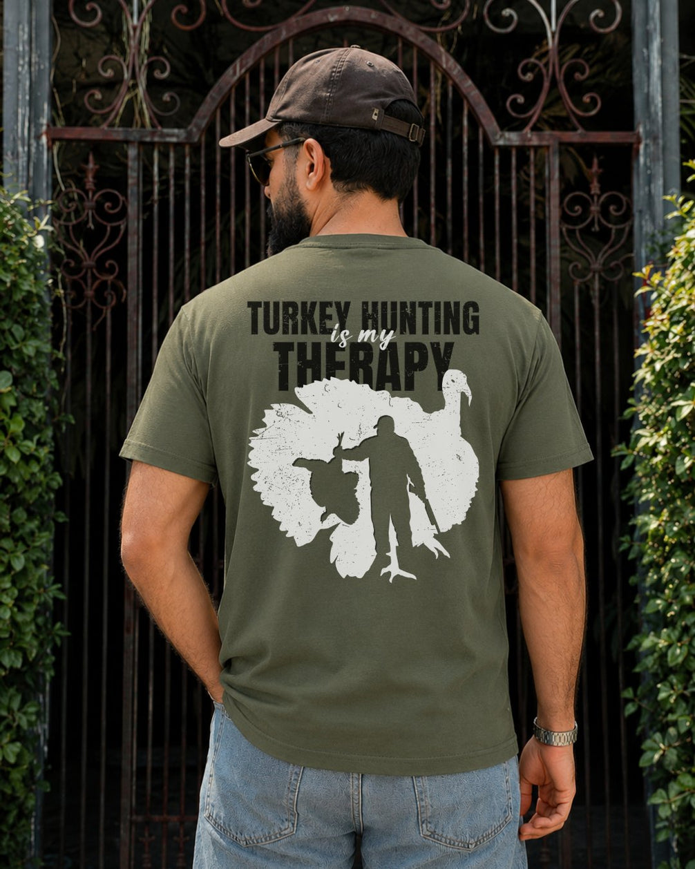 Turkey Hunting Is My Therapy T-shirt