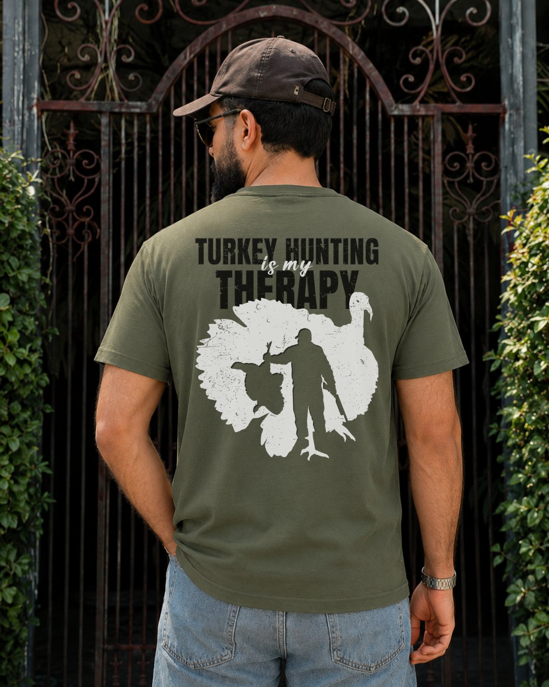 Turkey Hunting Is My Therapy T-shirt