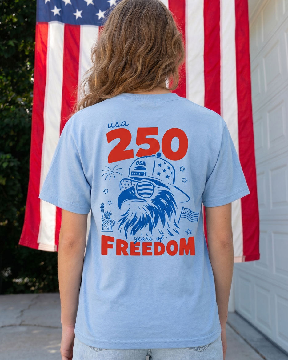 USA 250 Years Of Freedom Animals T-shirt