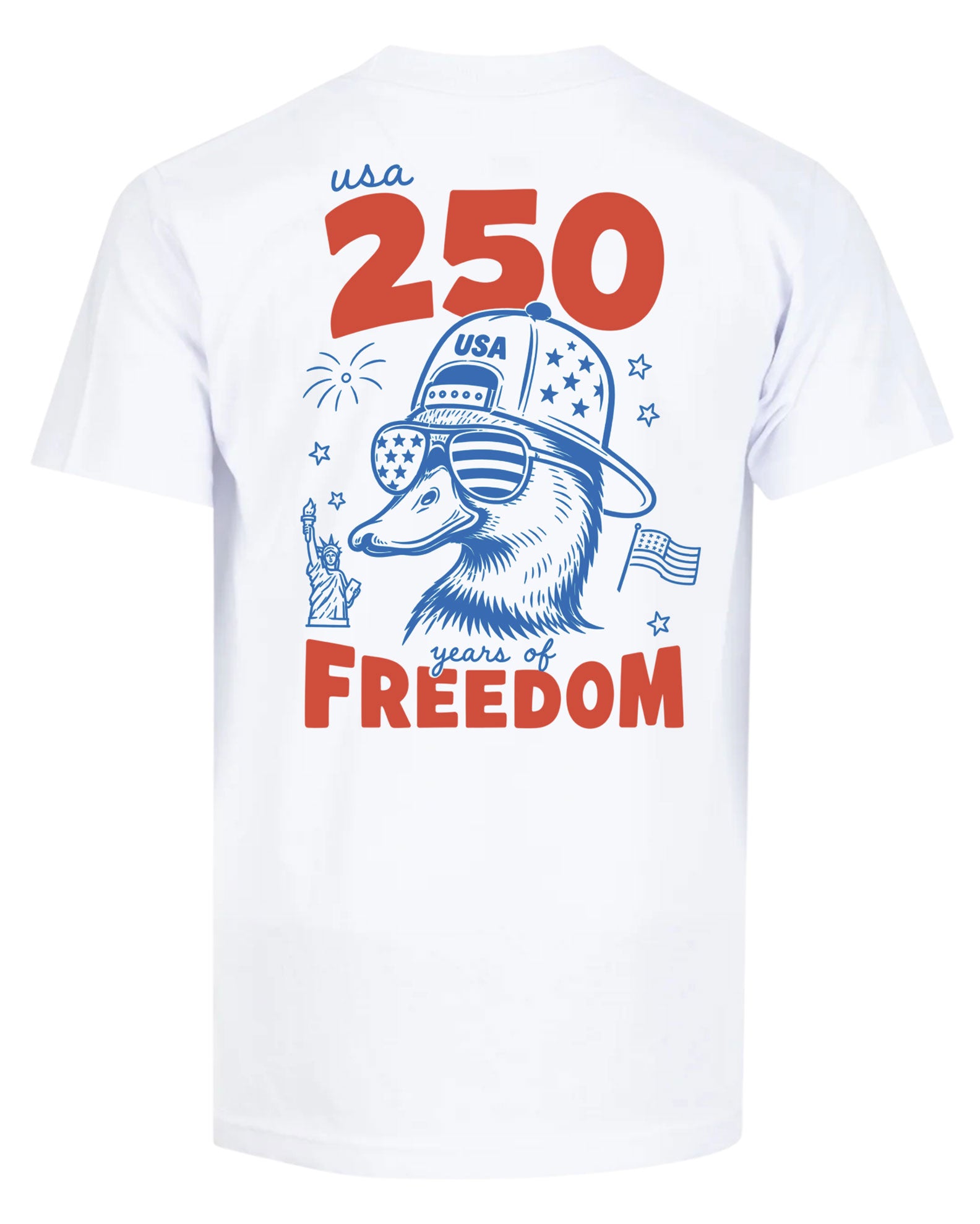 USA 250 Years Of Freedom Animals T-shirt