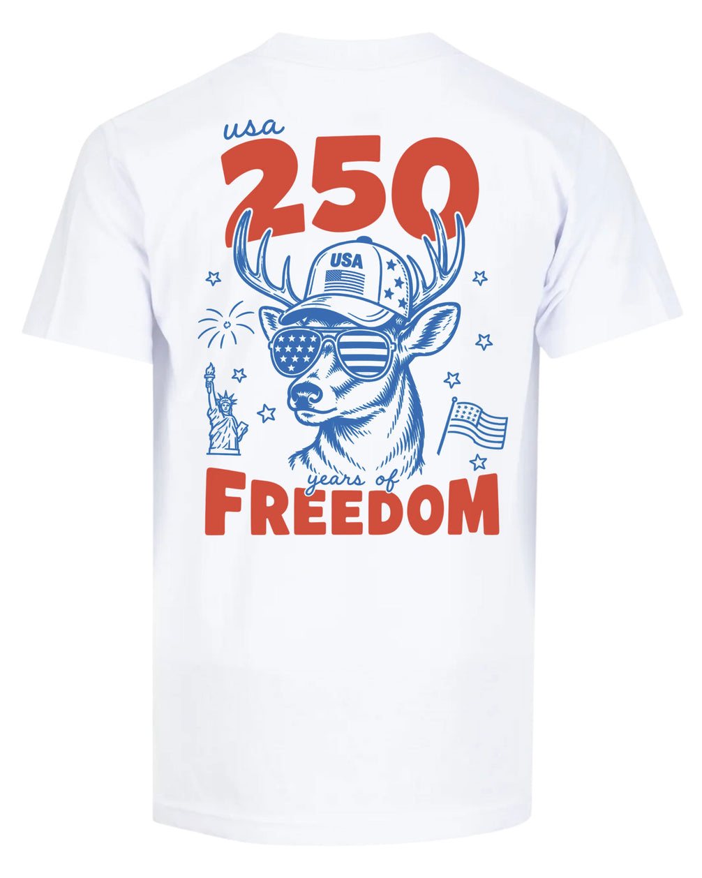 USA 250 Years Of Freedom Animals T-shirt