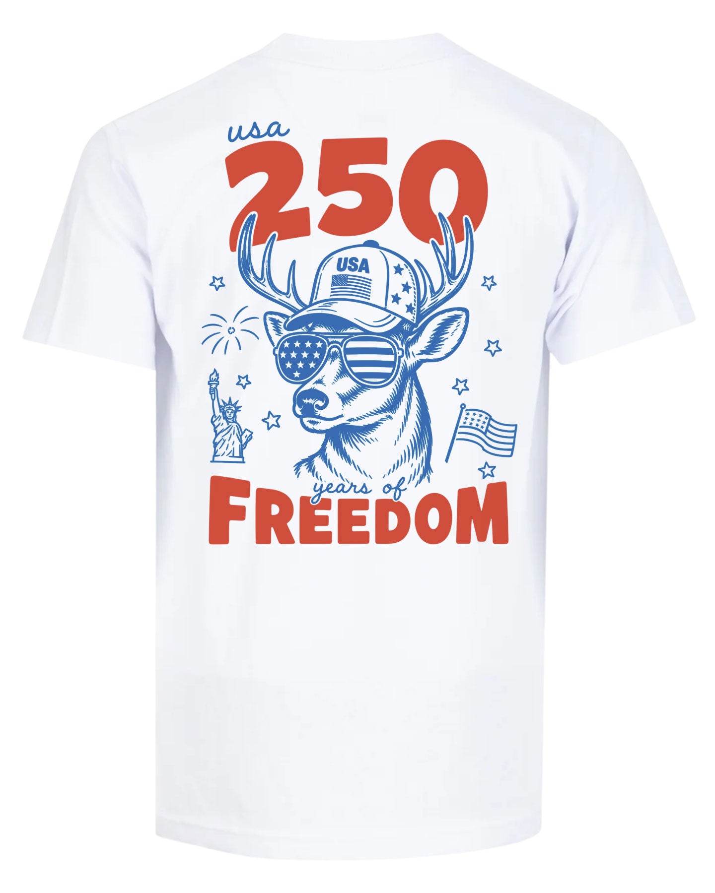 USA 250 Years Of Freedom Animals T-shirt