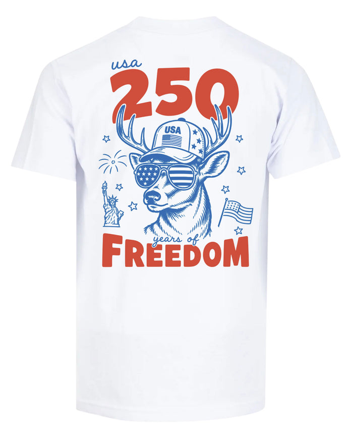 USA 250 Years Of Freedom Animals T-shirt