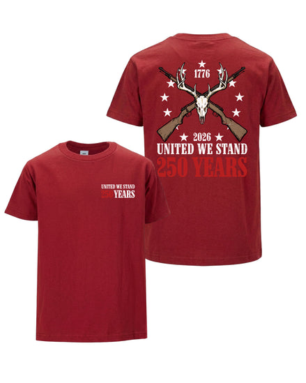 United We Stand Deer Skull T-shirt