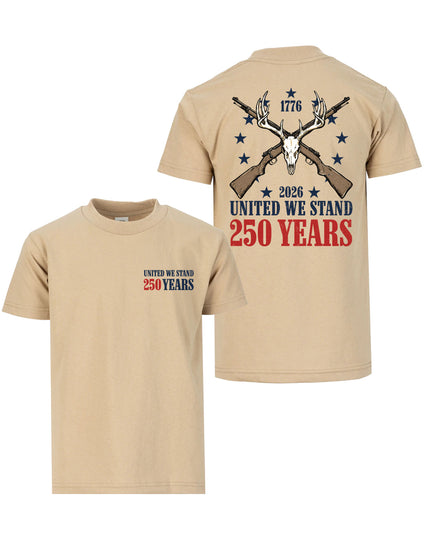 United We Stand Deer Skull T-shirt