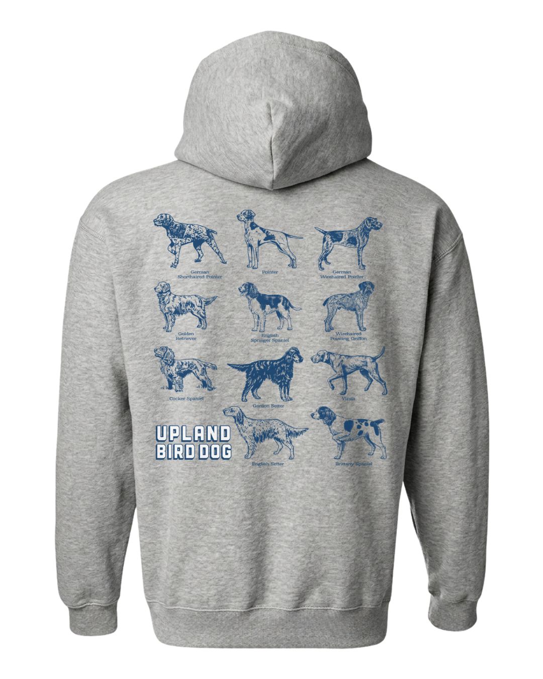 Upland Bird Dog Breeds Hoodie