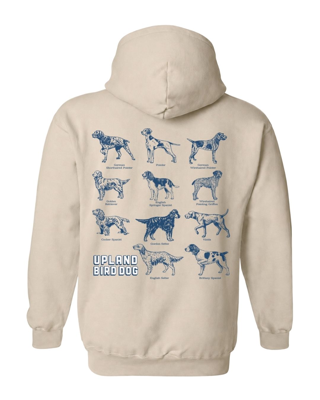 Upland Bird Dog Breeds Hoodie
