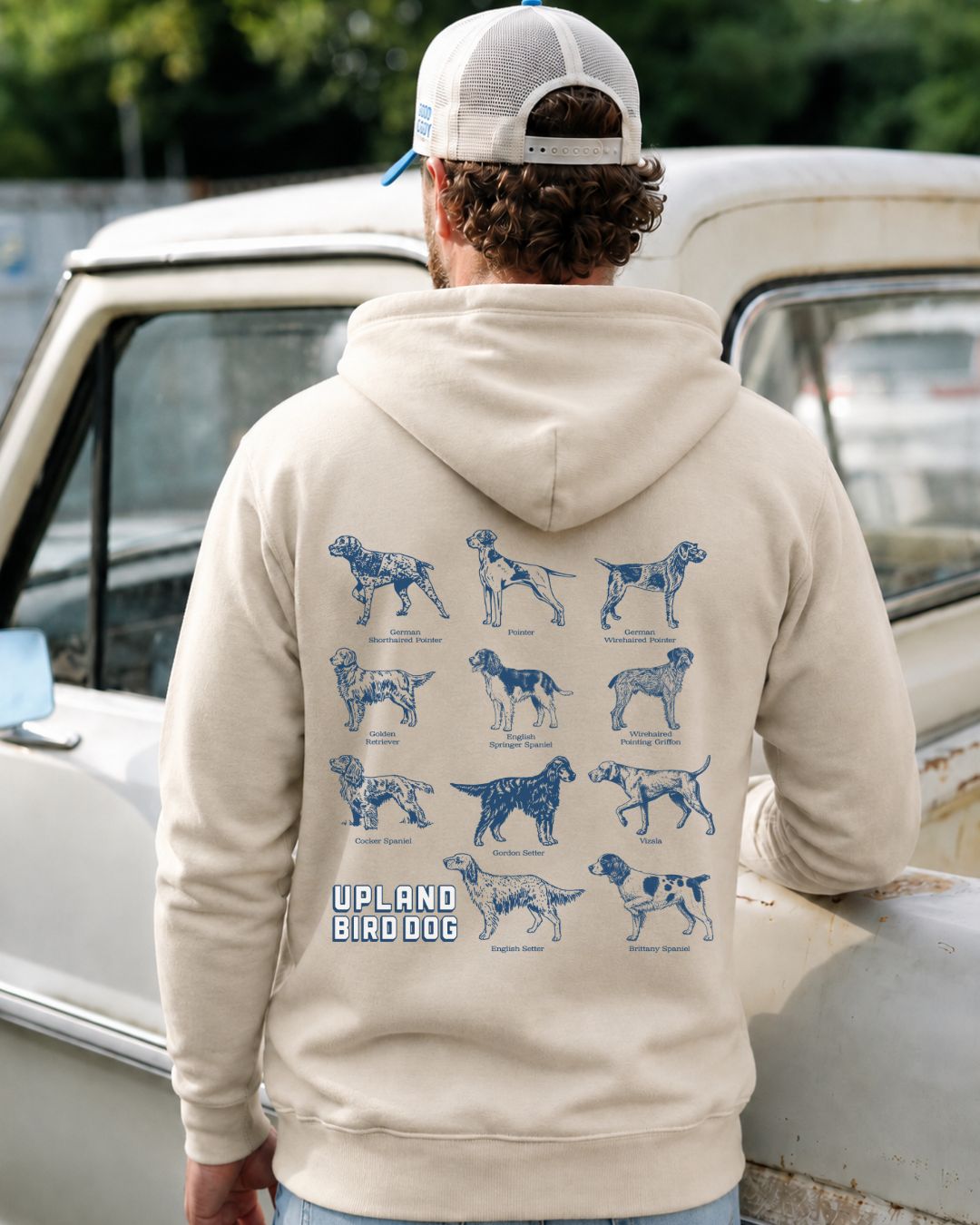 Upland Bird Dog Breeds Hoodie