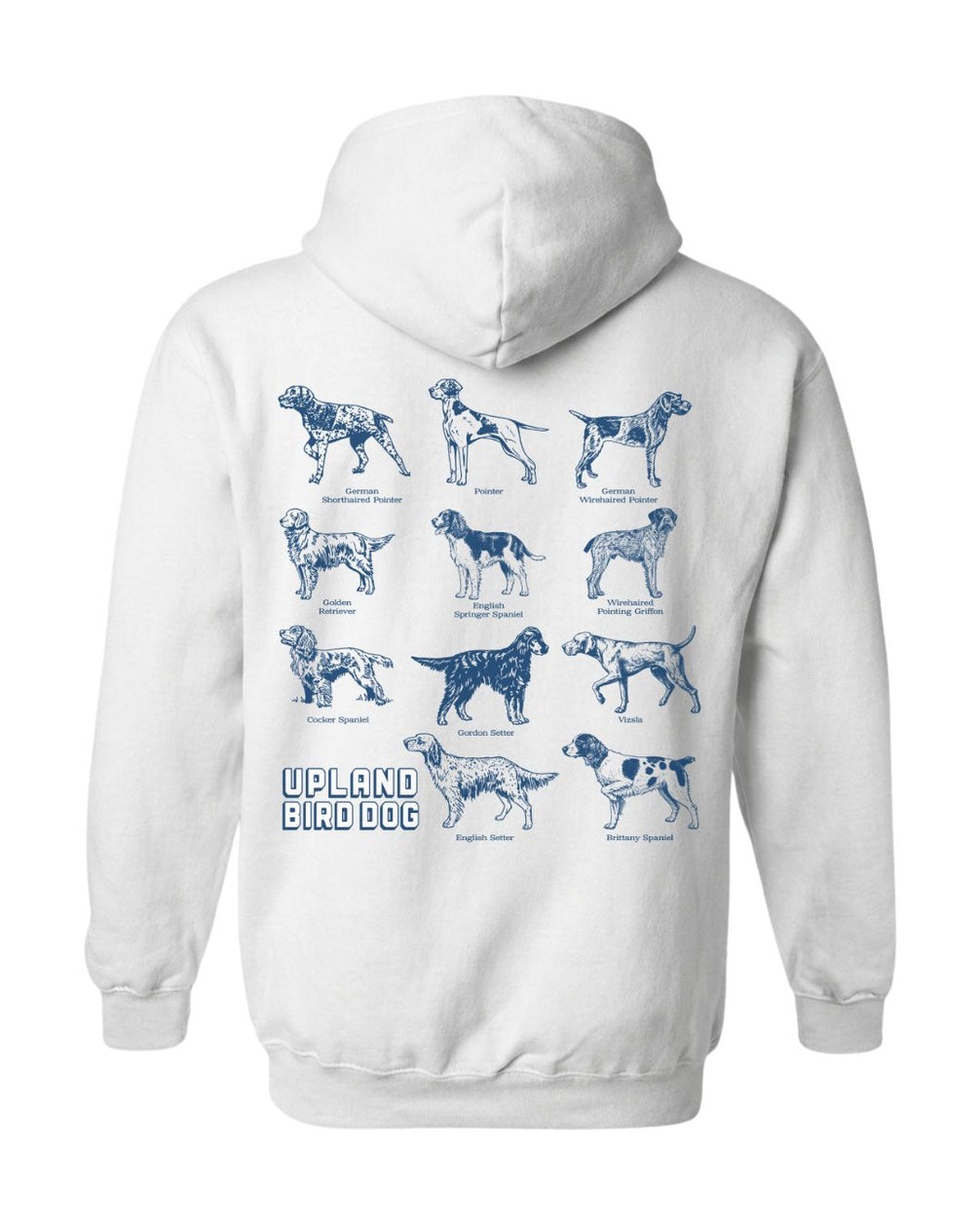 Upland Bird Dog Breeds Hoodie