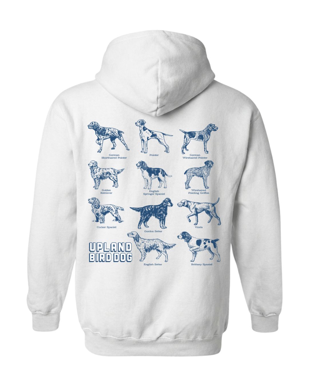 Upland Bird Dog Breeds Hoodie