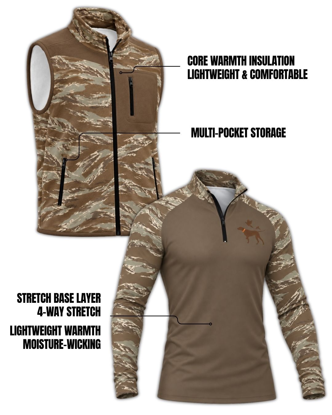 combo - Upland Bird Dog Camo Layering Series