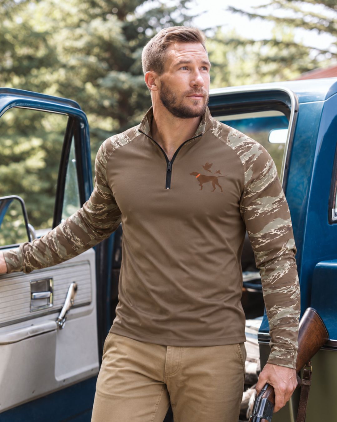 quarter - Upland Bird Dog Camo Layering Series