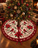 Vintage Symmetry Quilted Christmas Tree Skirt