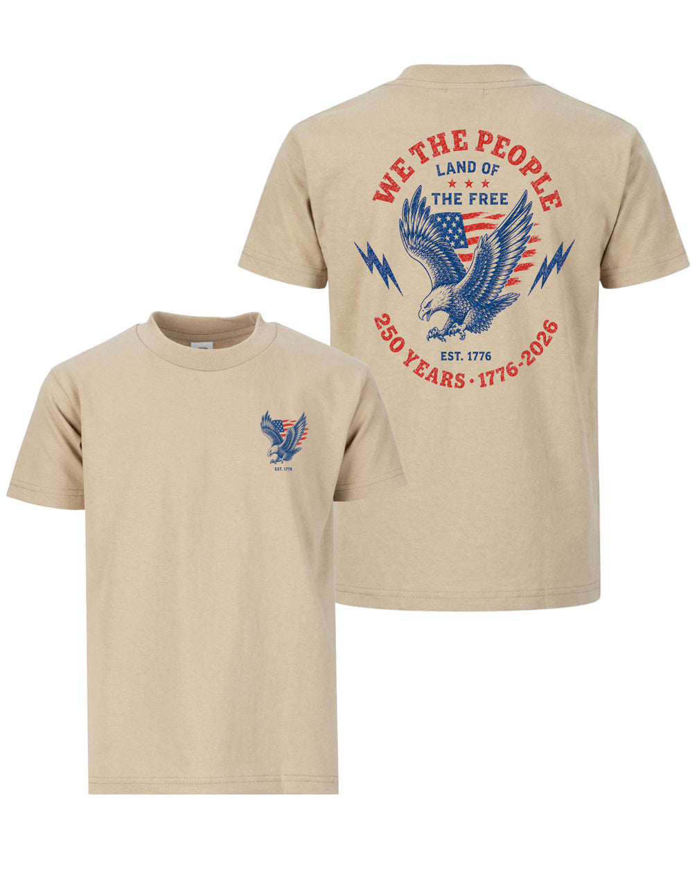 We The People 250 Years Eagle T-shirt