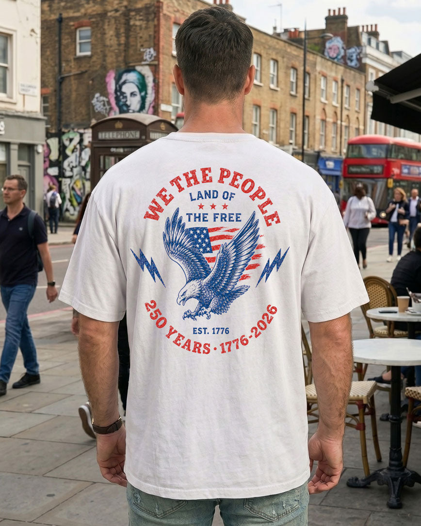 We The People 250 Years Eagle T-shirt