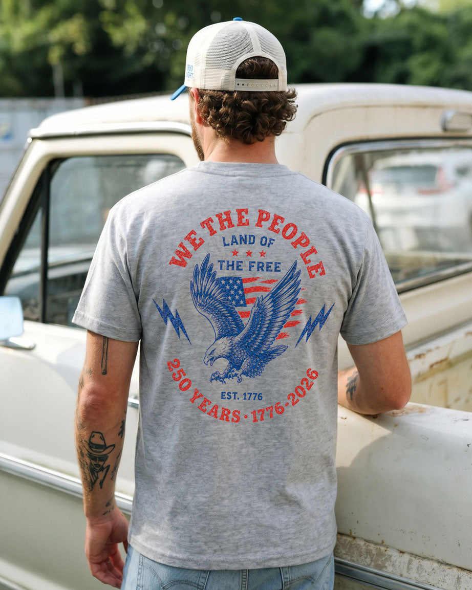 We The People 250 Years Eagle T-shirt