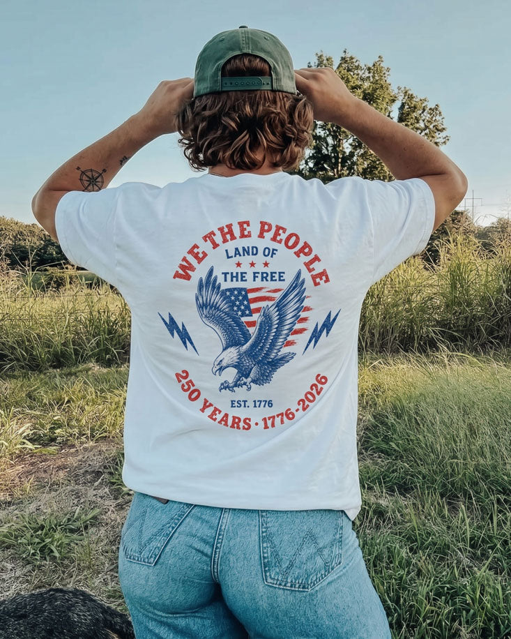 We The People 250 Years Eagle T-shirt