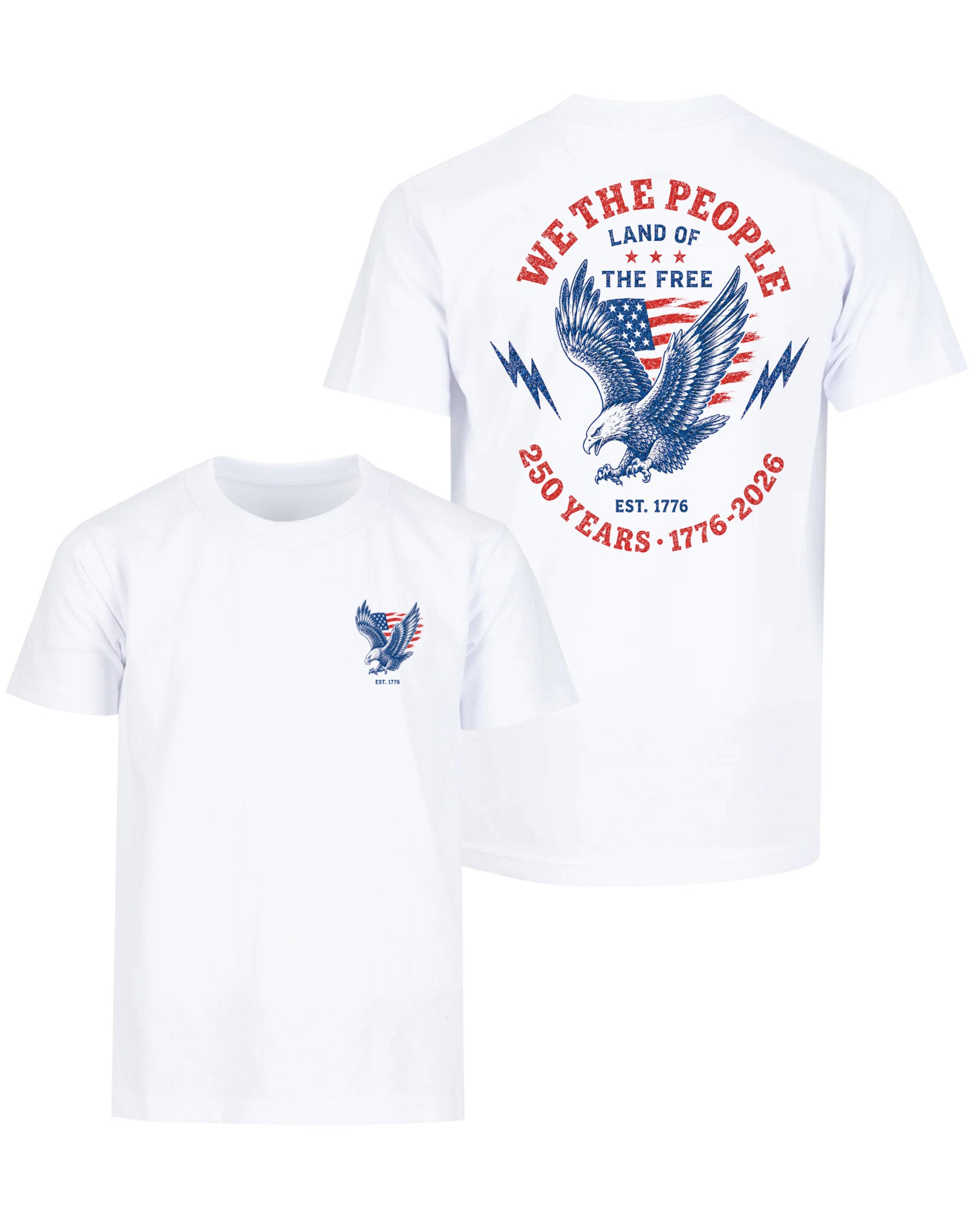 We The People 250 Years Eagle T-shirt