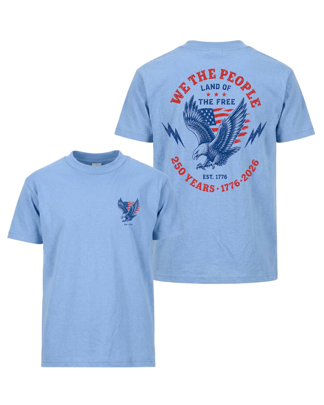 We The People 250 Years Eagle T-shirt