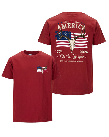 We The People Deer Skull T-shirt