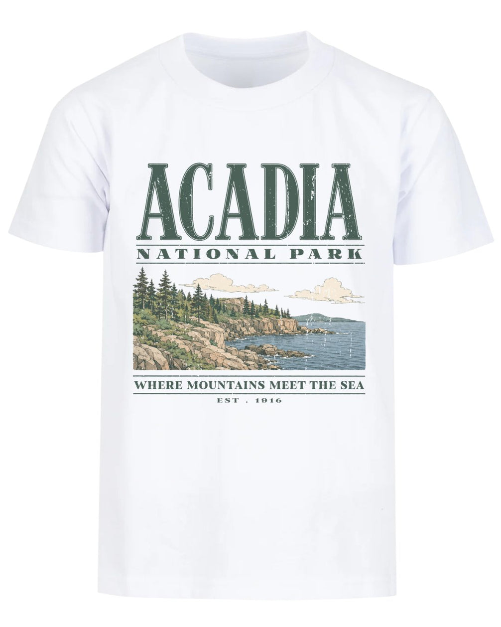 Where Mountains Meets The Sea T-shirt