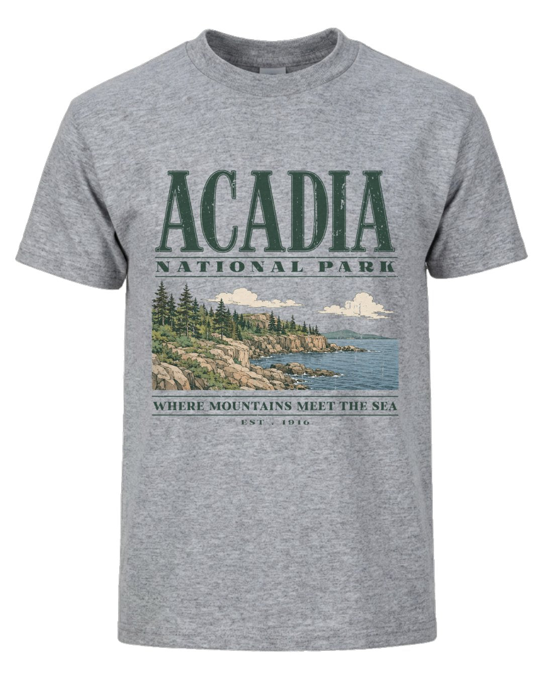 Where Mountains Meets The Sea T-shirt